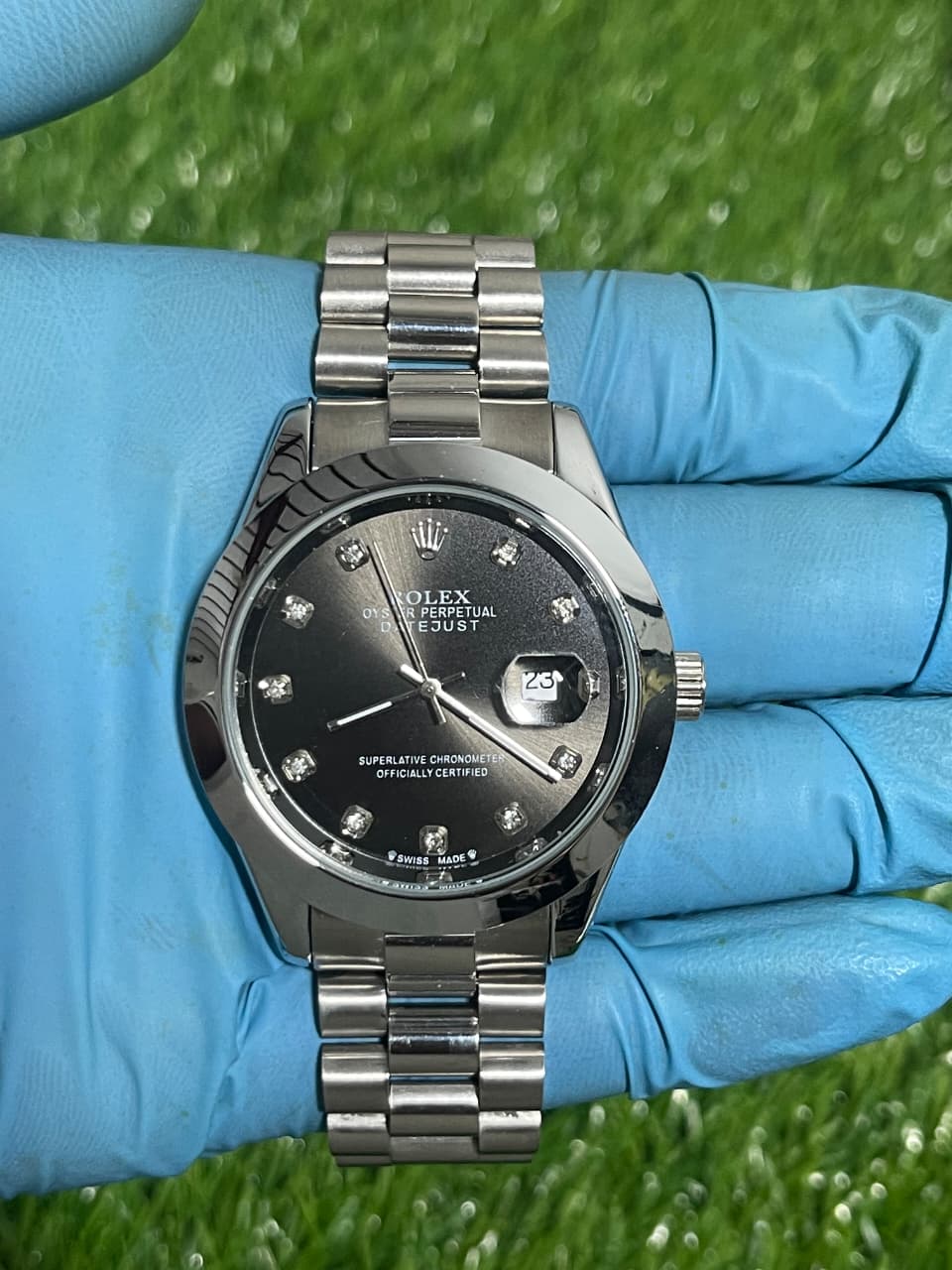 Rolex Two-Tone Datejust Style (Black)