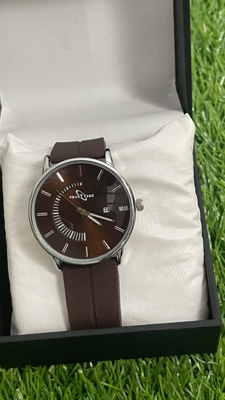 SMART TIME Men's Modern Brown Dial Casual Watch